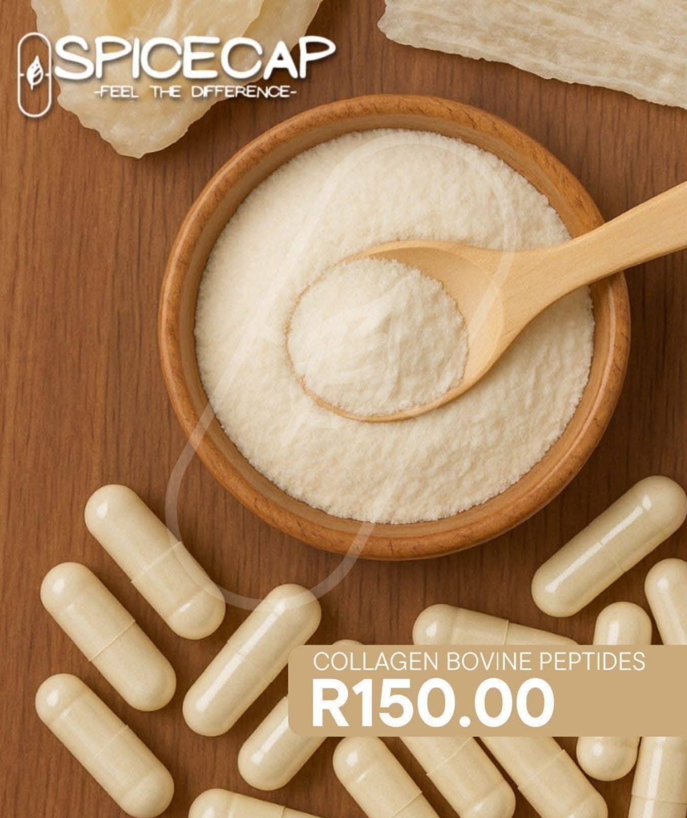 Collagen Bovine Peptides Capsules 60s
