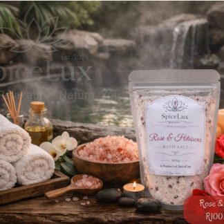 Bath Salt - Rose & Hibiscus 300g